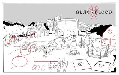 Caravan camp concept - Blackblood