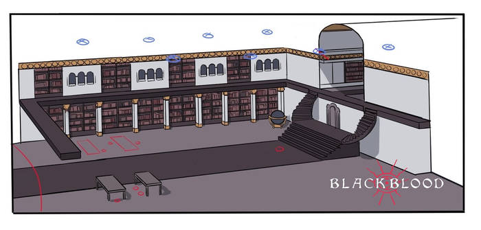 Library concept 1 - Blackblood