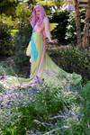 Shaded Fluttershy - Galla dress by koi-ishly