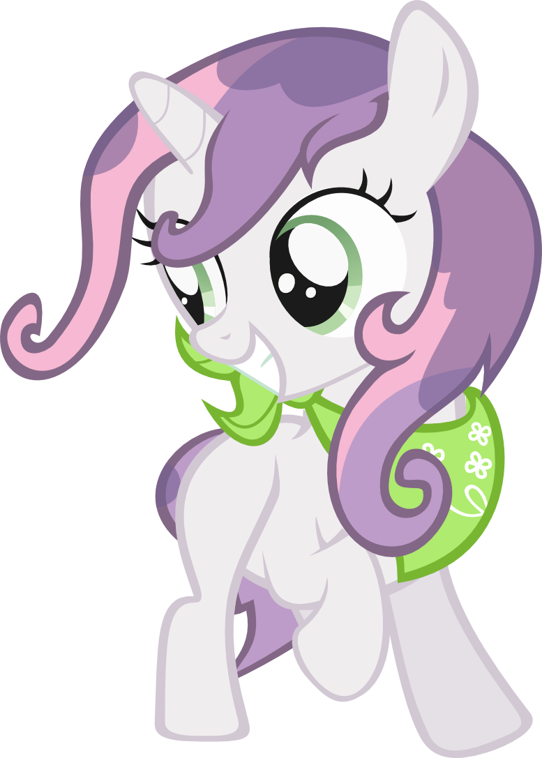 Sweetie Belle in the Rain