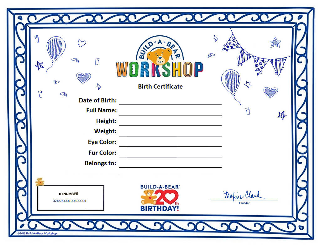 build a bear birth certificate version two by snouie dcss2lg build a bear birth certificate - version twosnouie on deviantart