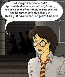Hiding from Malfoy T by Epe