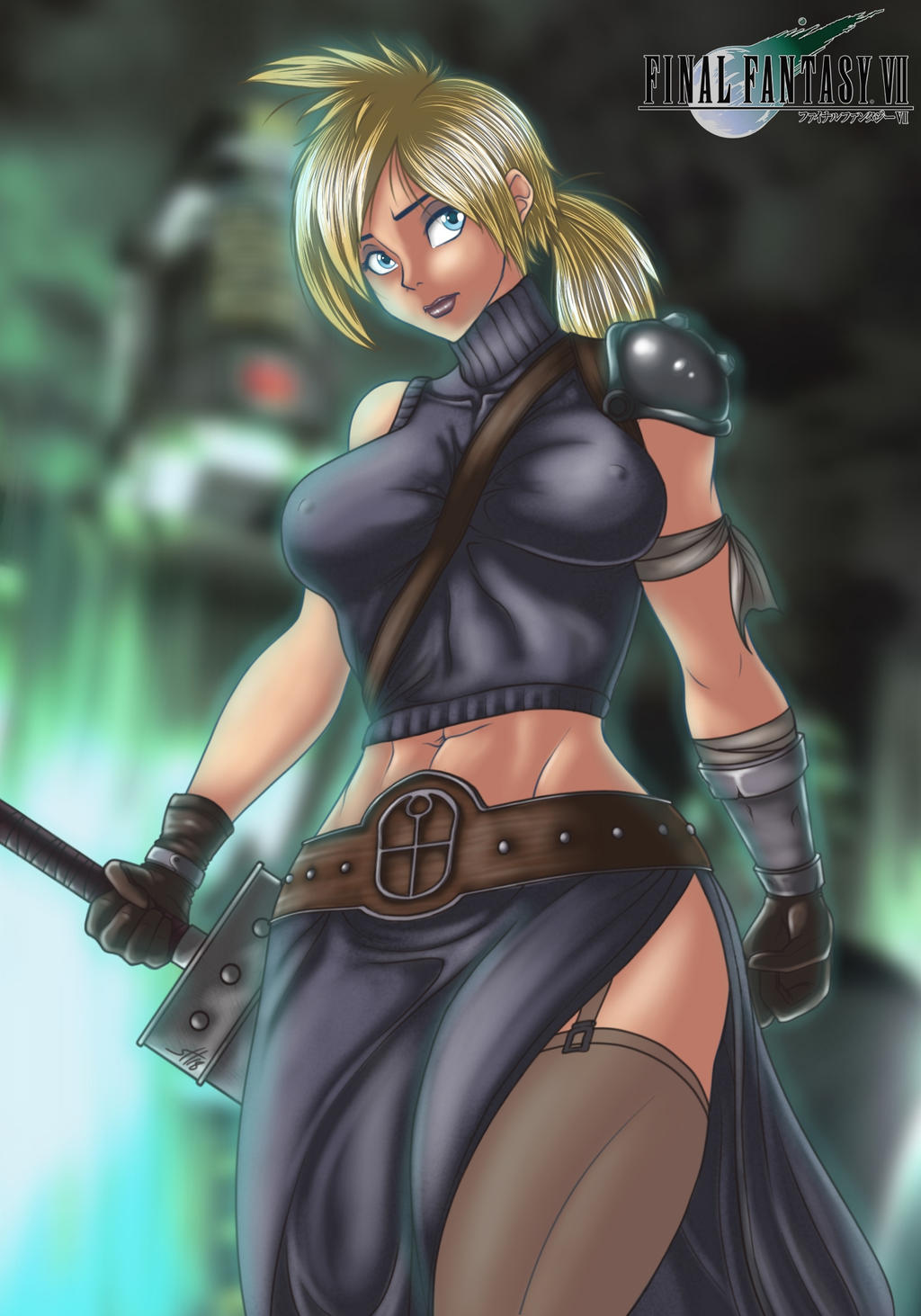 Final Fantasy VII - Cloudia by Epe