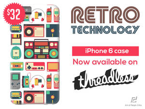 Retro Technology iPhone Case now available!