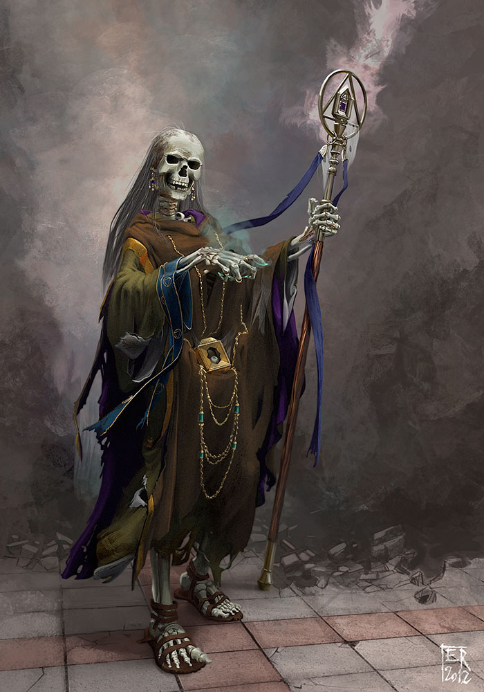 Undead Lich Becomes A Paladin Undead-brown Lich by LordBobOfWesnoth on DeviantArt