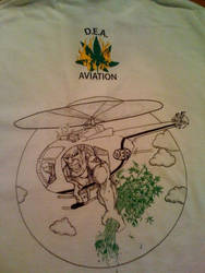 DEA Aviation T-Shirt Logo Commission