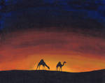 Morning Ships of the Desert by taibossigai