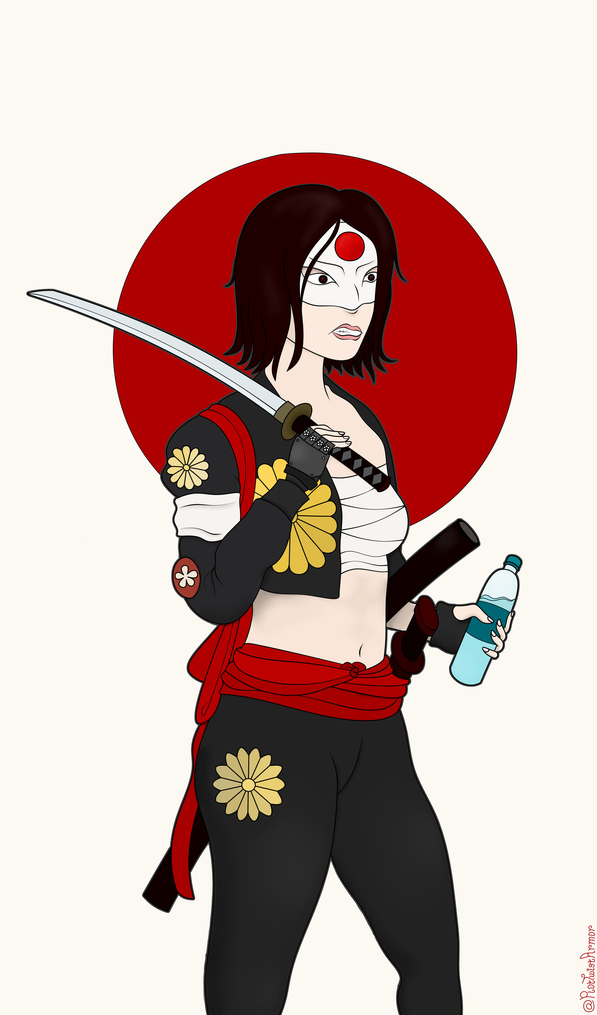 (Commision) Katana, Samurai to Sumo - 1 by PlotTwistArmor on DeviantArt