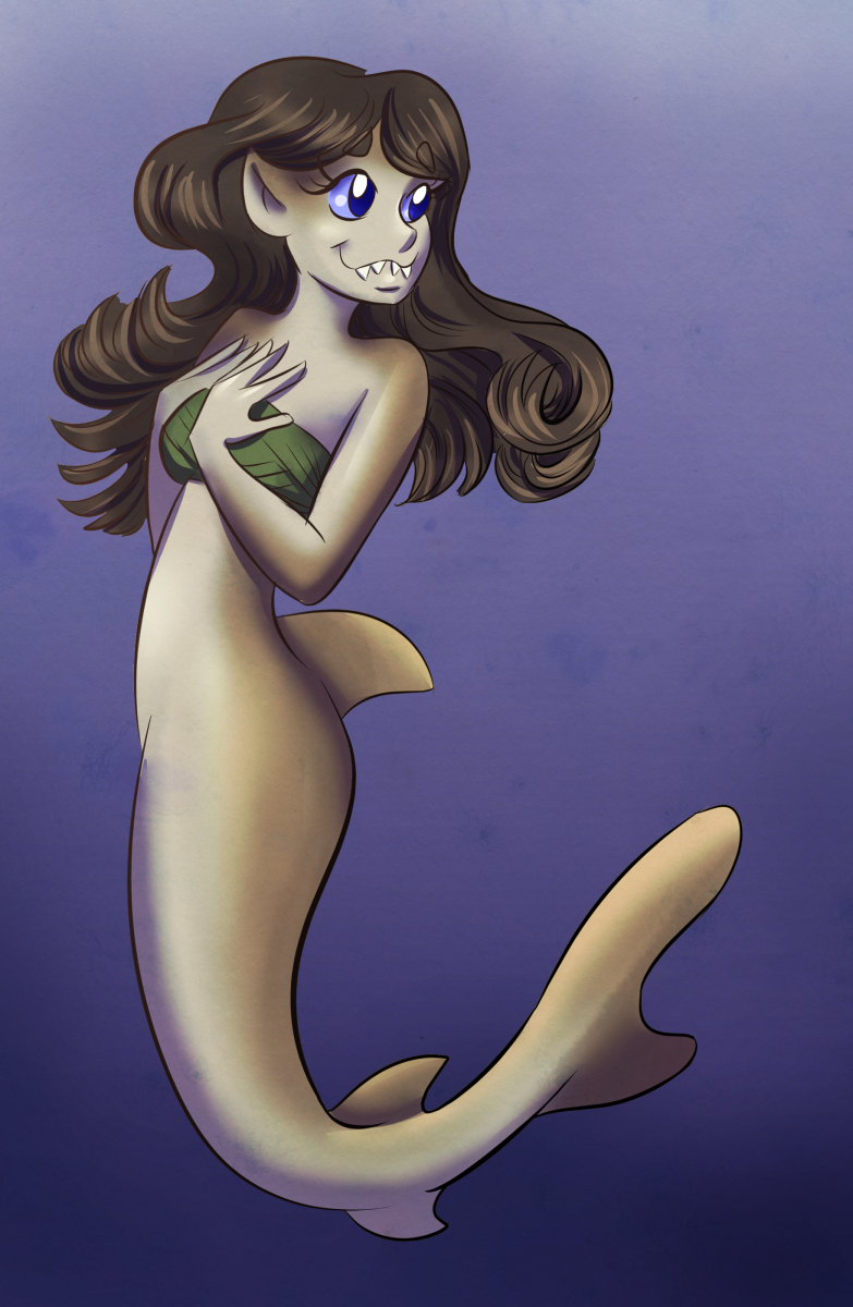 Cookie Cutter Shark Mermaid