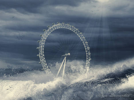 Floods - London Eye