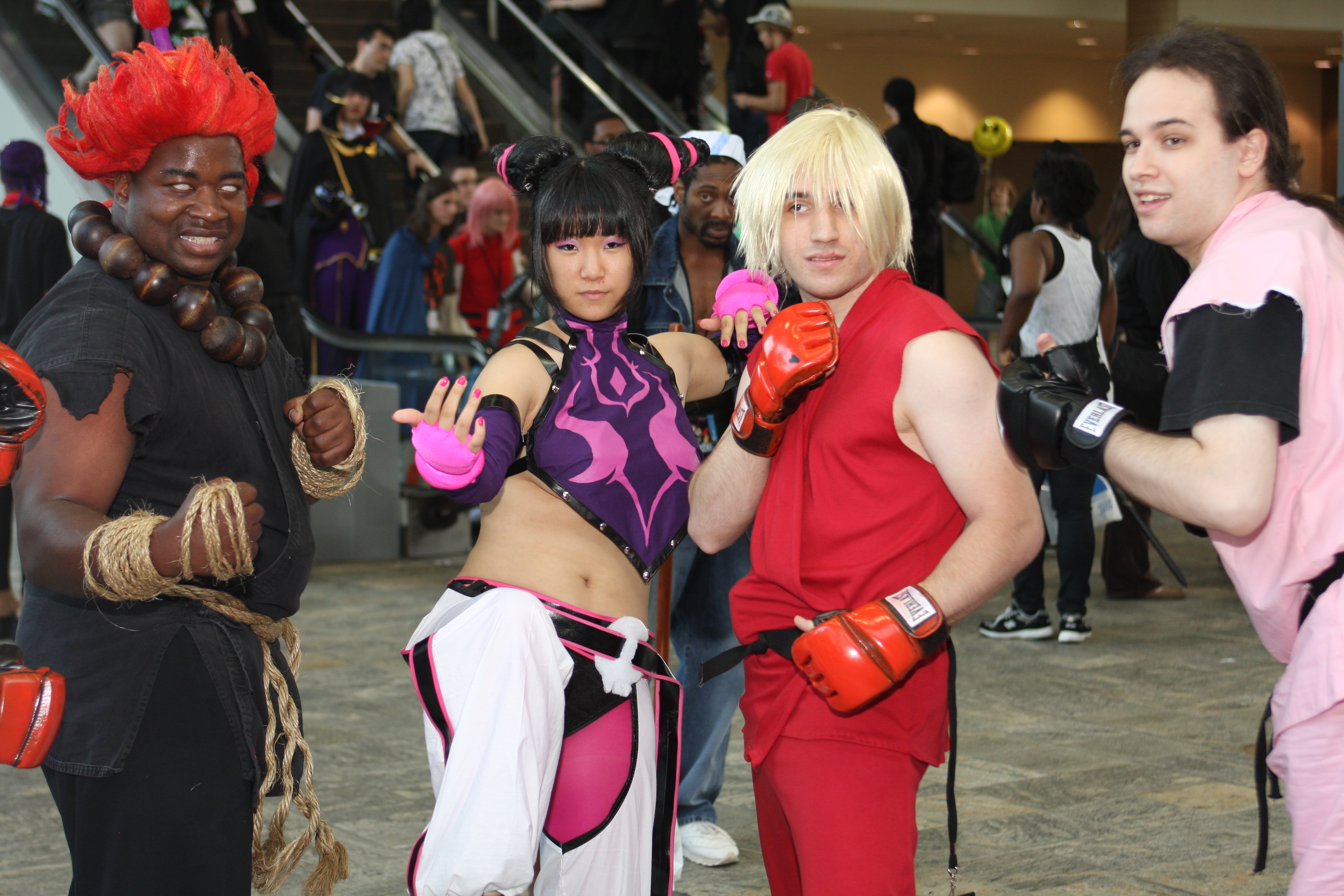 Akuma, Juri Han, Ken, and Dan