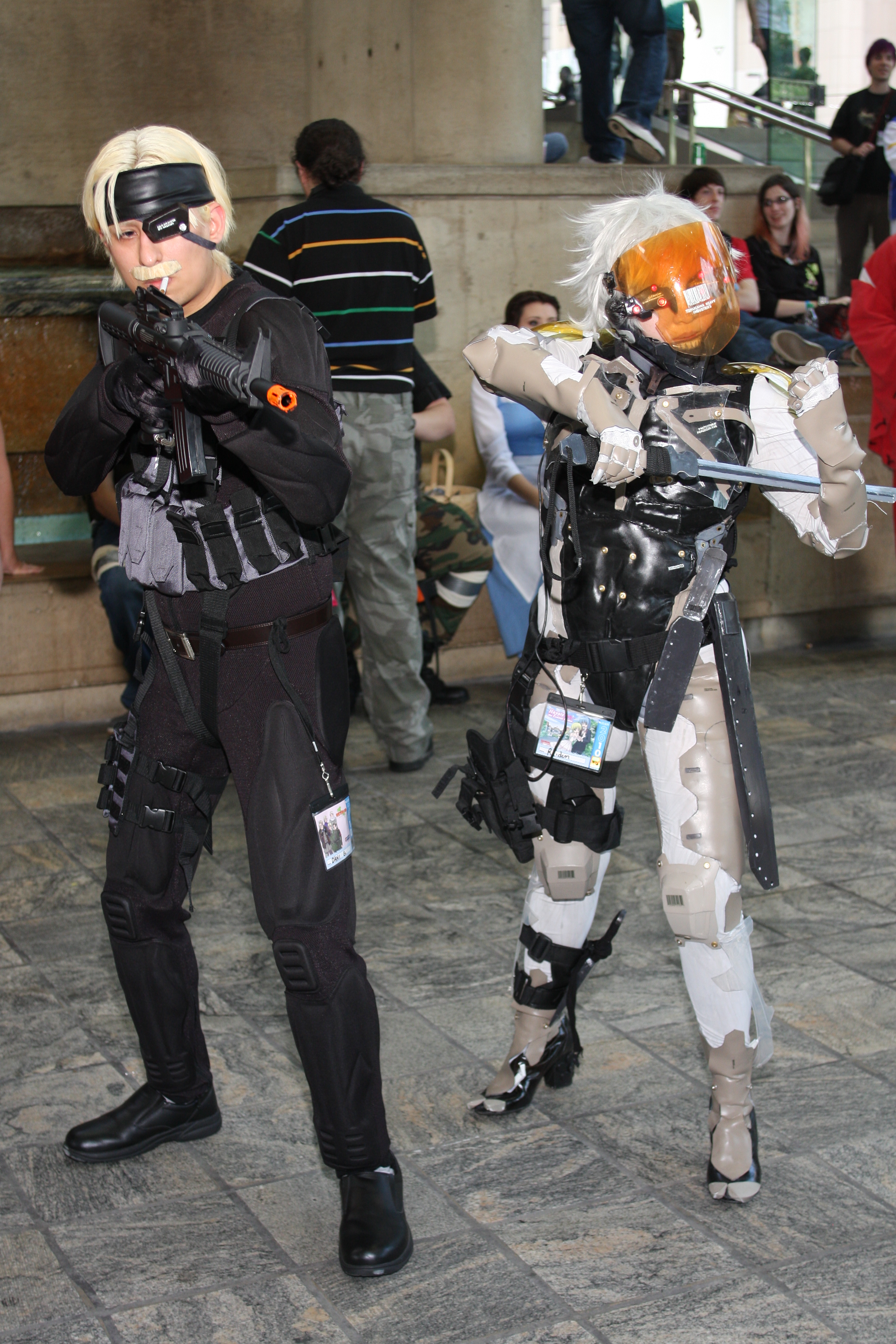 Snake and Raiden from MGS4