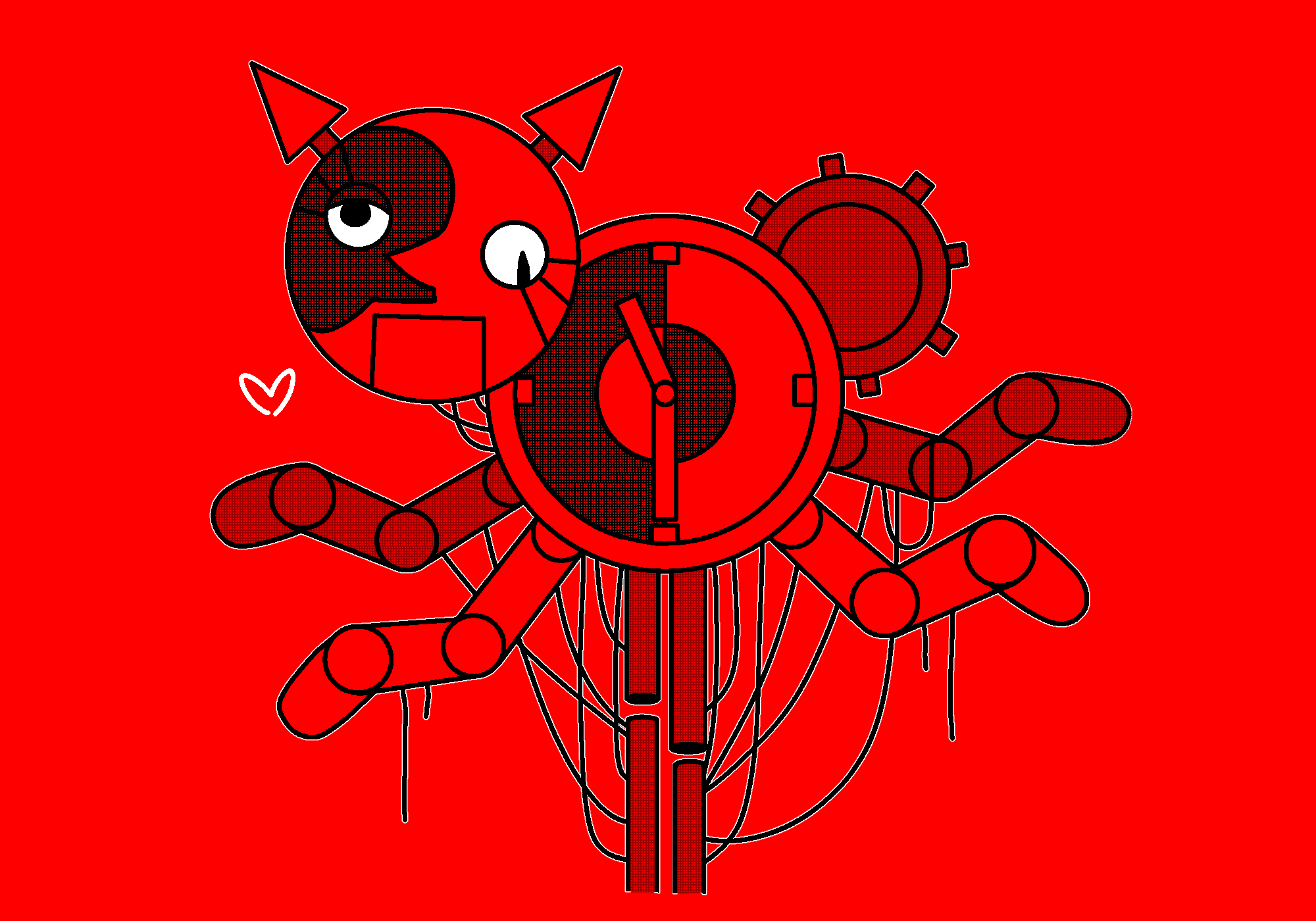 Clockwork Deviantart Clockwork Cat by ChristmasLightzz on DeviantArt