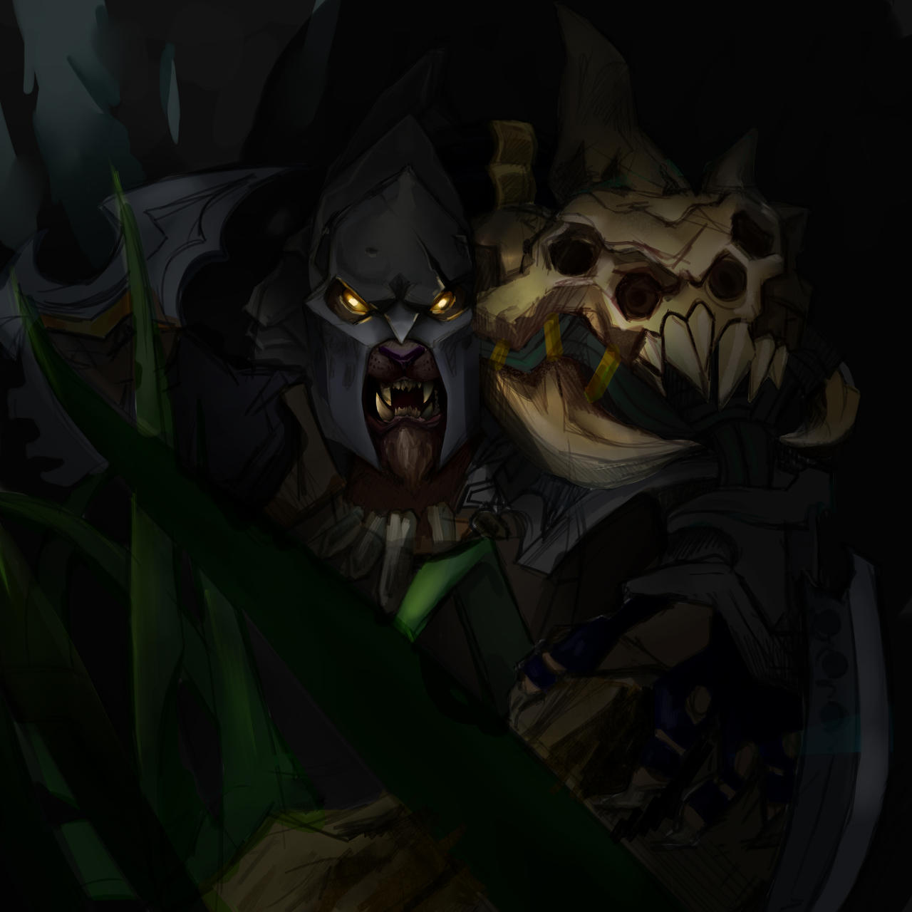Headhunter Rengar Drawing Surrender At 20: Rengar Now Available!