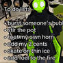 very important to do list