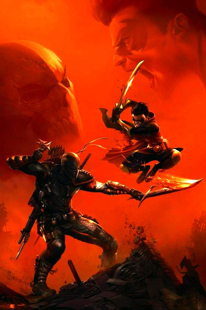 Deepstrok Robin Robin Vs Deathstroke by GARYPOPINS on DeviantArt