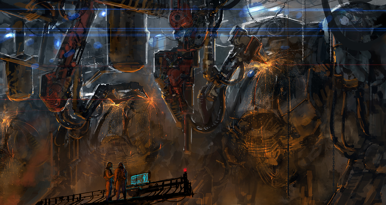 Robot Factory by novaillusion on DeviantArt