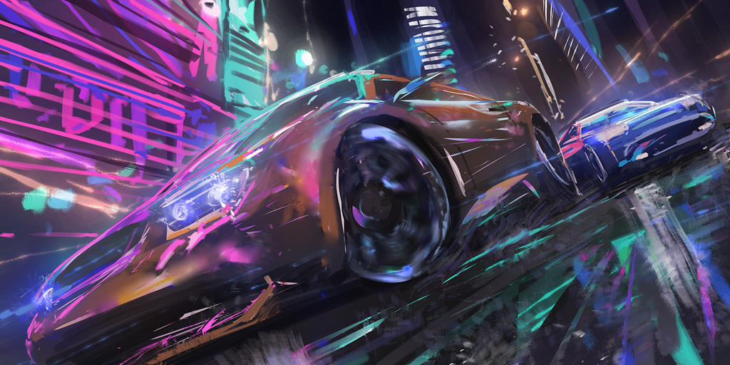 Daily spitpaint - street racing