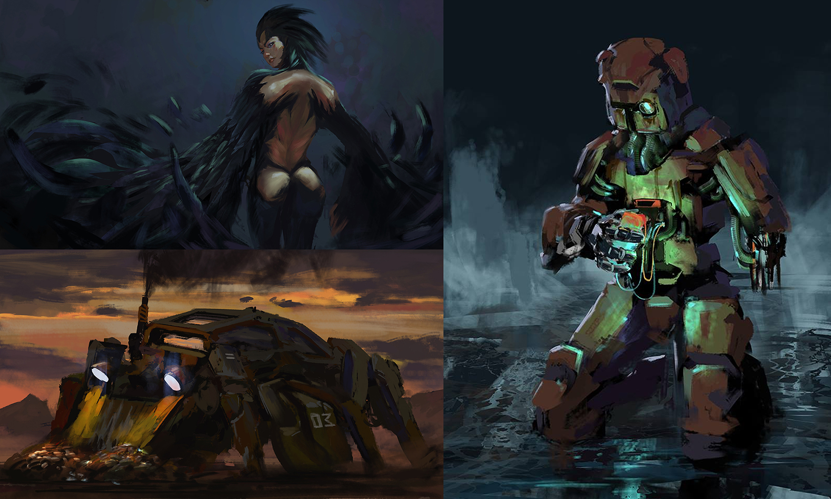 Speedpaints 26082017 (with process video)