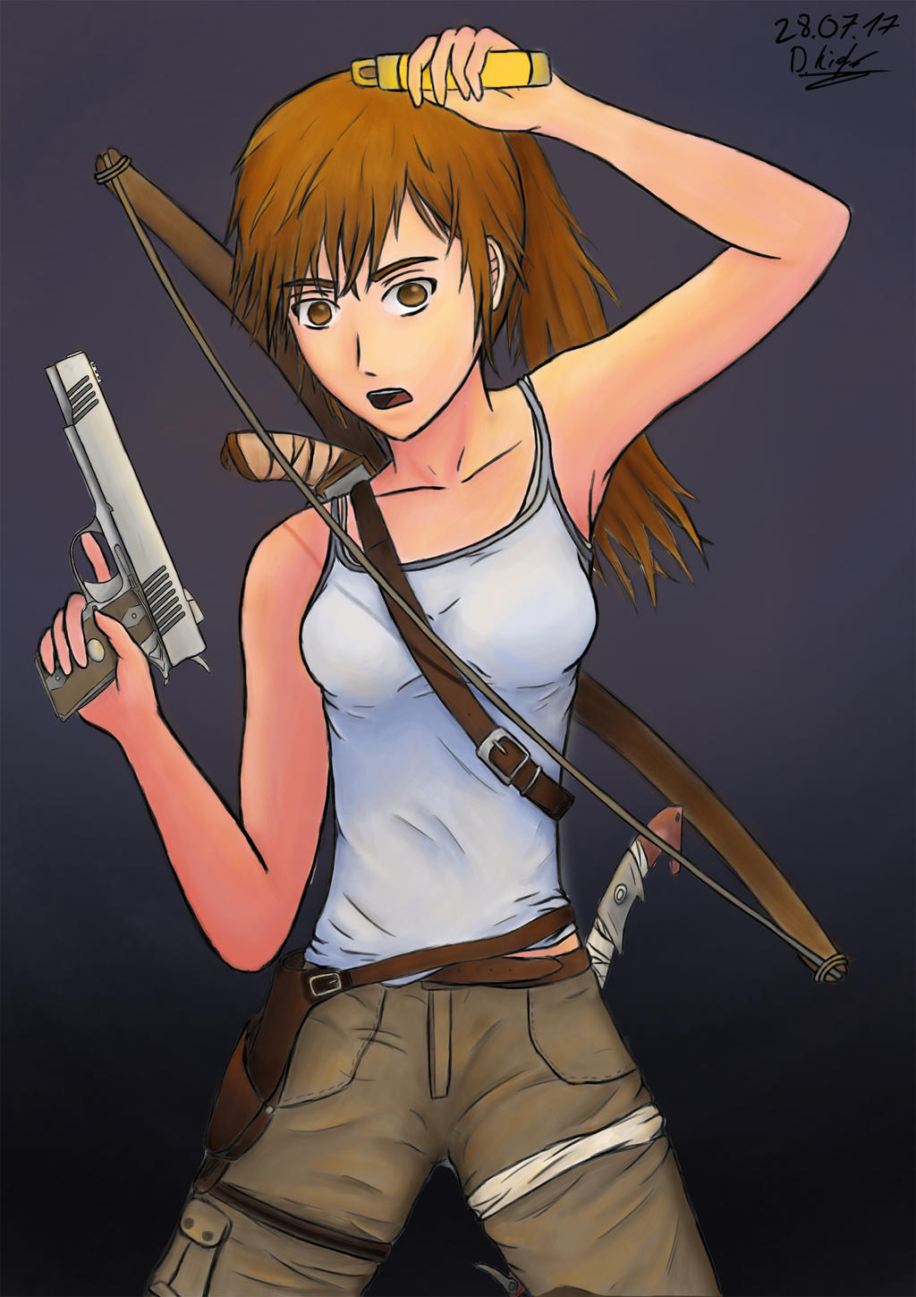 Lara Croft Fanart By Kideart On DeviantArt lara-croft-fanart-by-kideart-on-deviantart