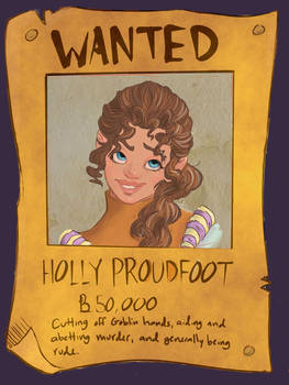 Wanted Holly Proudfoot