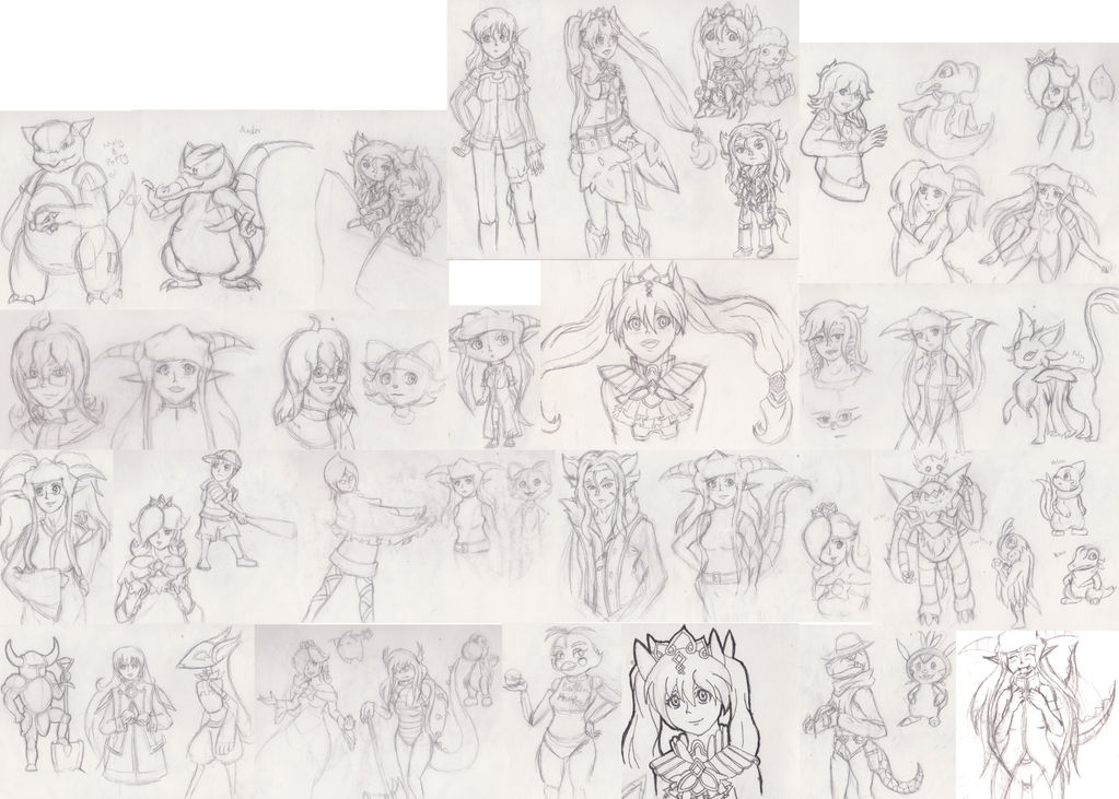 Long long overdue sketchdump