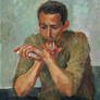 portrait with cigarette