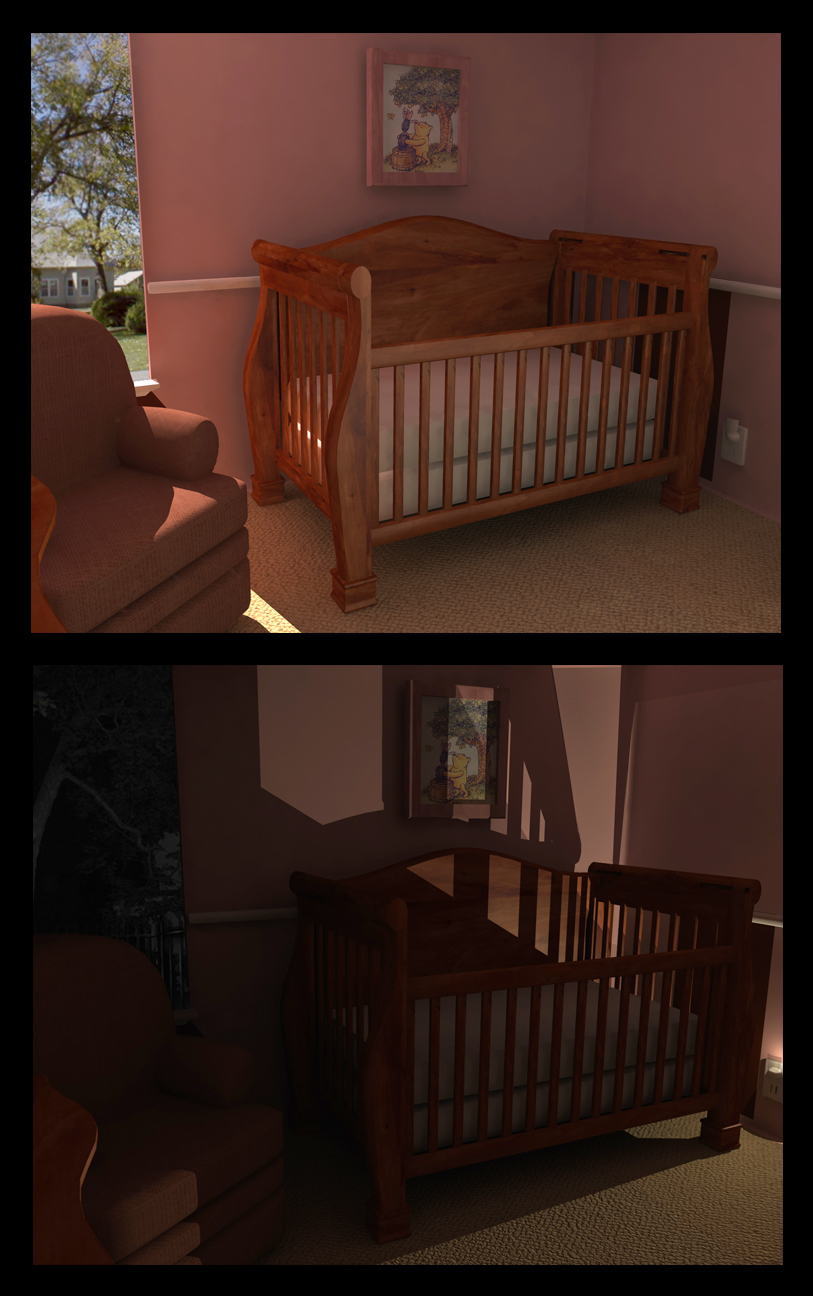 3D Nursery - Night and Day