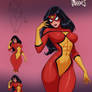 Spiderwoman art in honor of 2,000 subscribers