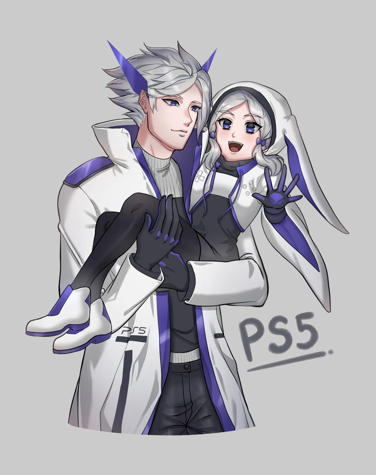 PS5 Human Version by Arneyzaera on DeviantArt