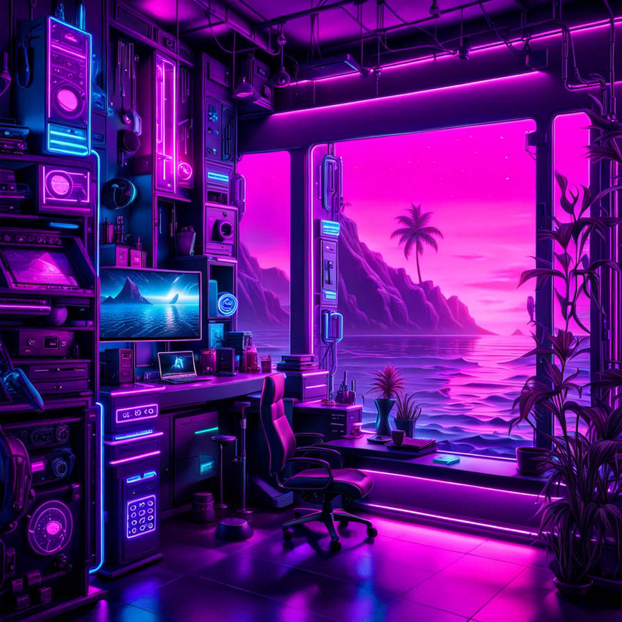 Gaming Computer Desktop Deviantart Game computer room by lunatwo on DeviantArt