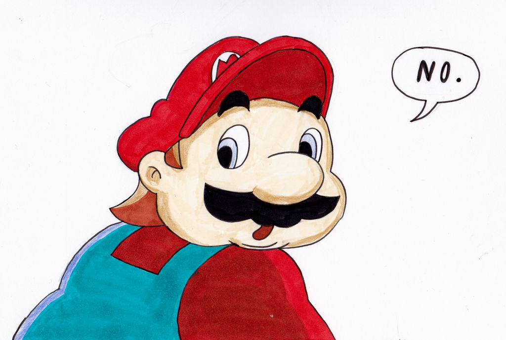 Not Mario Normal Mario - No by mmmisterious on DeviantArt