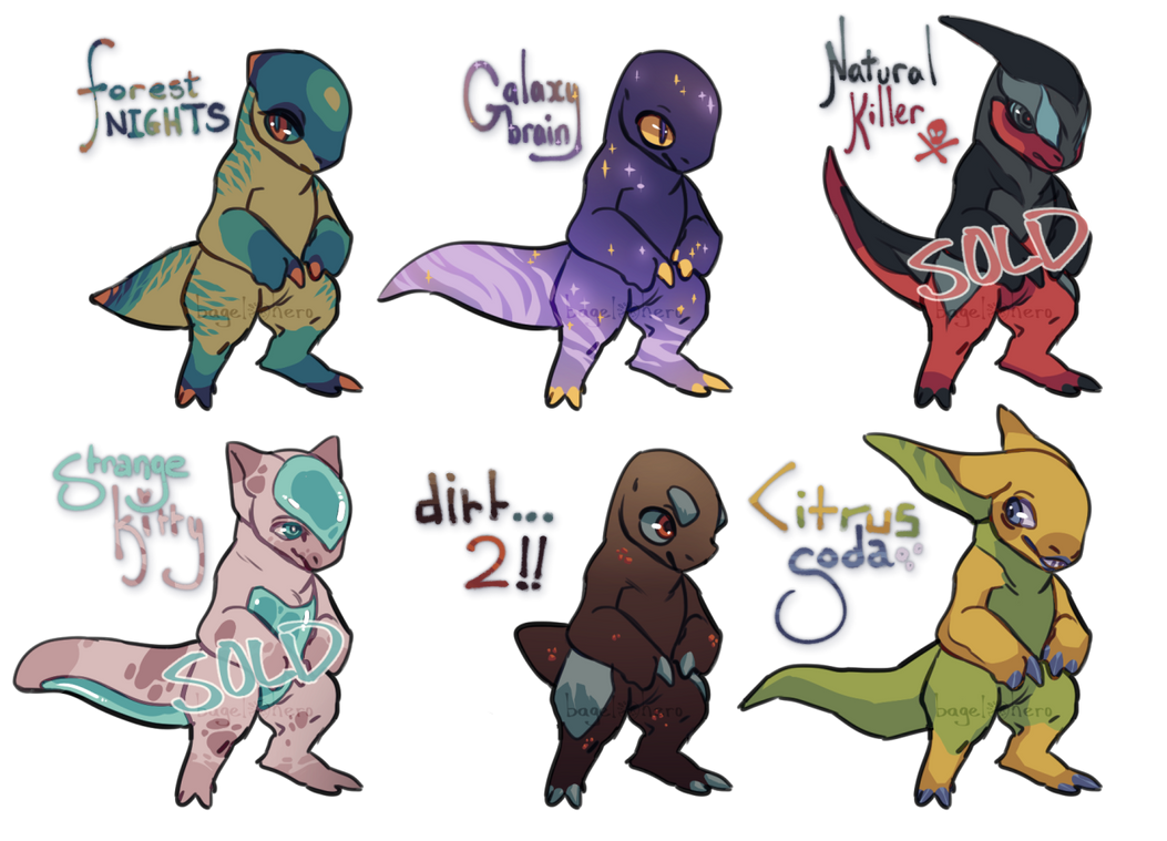 li'lizards party (CLOSED) by BagelHero-Works on DeviantArt