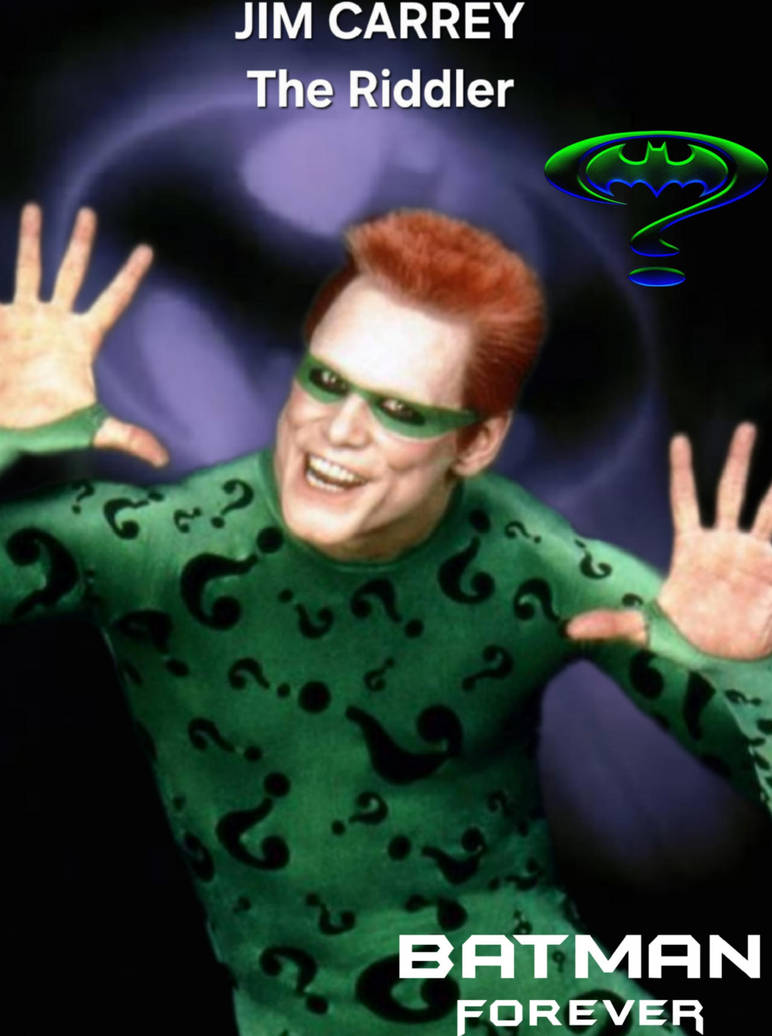Jim Carrey as The Riddler by LagoonHeroesII on DeviantArt