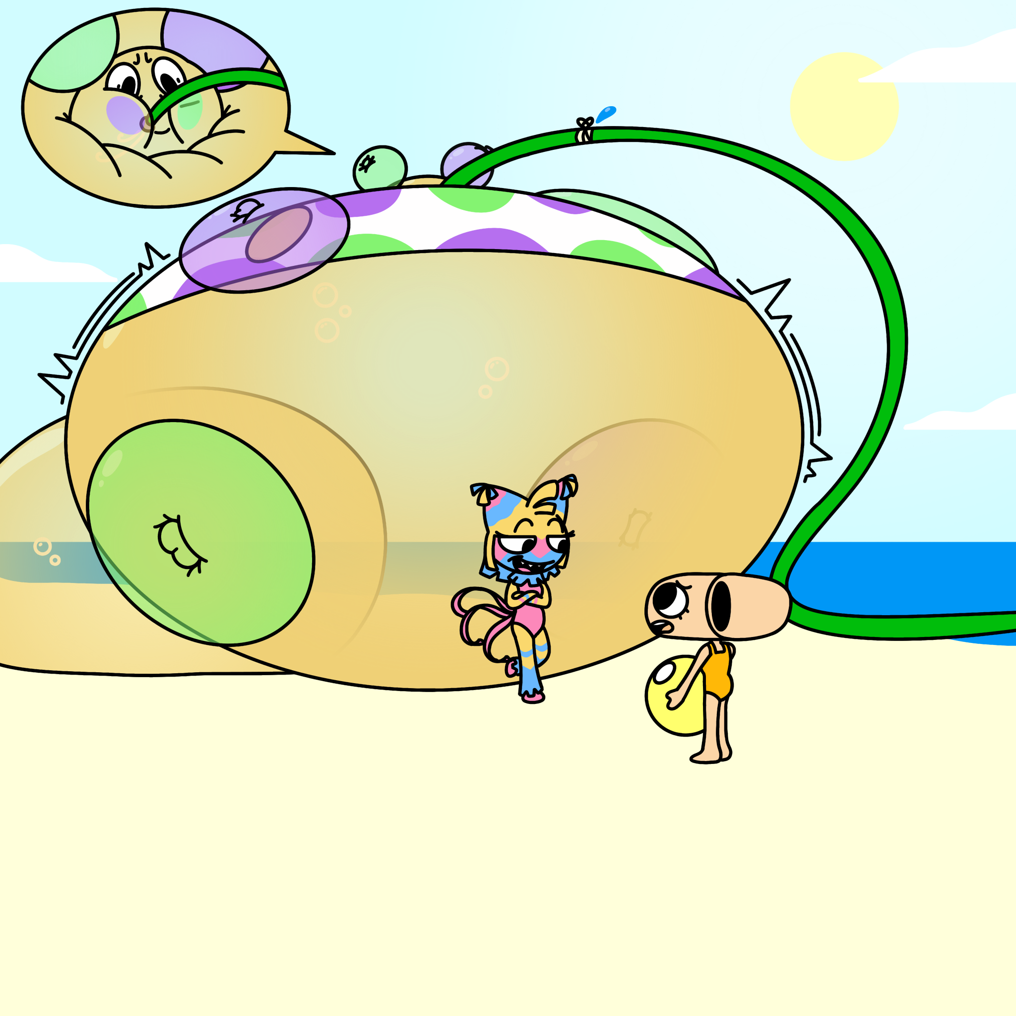 Water Inflation Animation Roly Looey water inflation by yummers2004 on DeviantArt