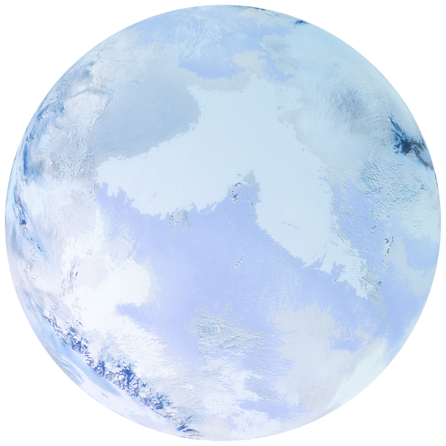 Blueish Ice Planet (Stock)