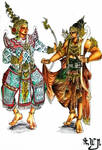 Two Ramas of Ayodhya by aauart27