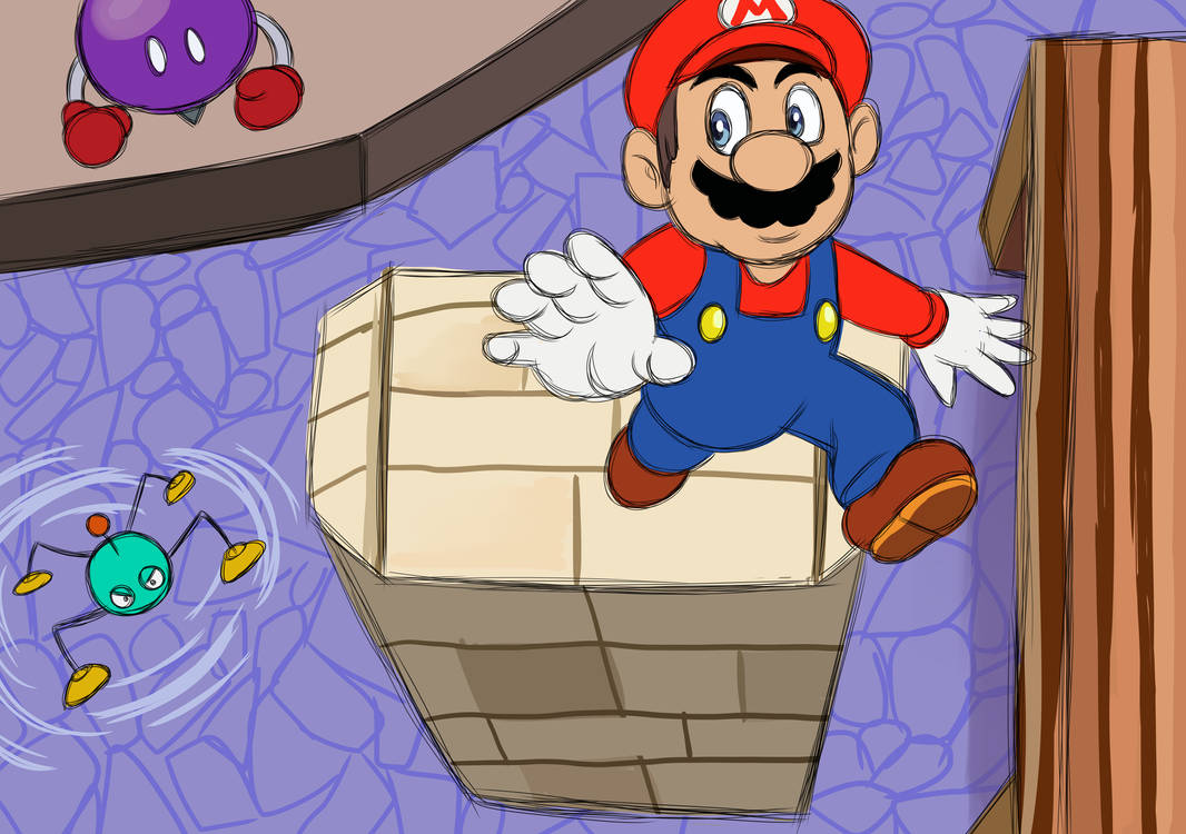 Mario in Wet Dry World by Teegakami on DeviantArt