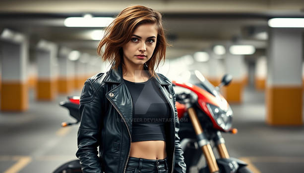 Moto Girl Need a fast runner?