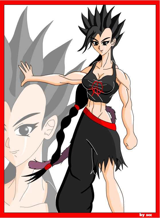 Female Raditz Raditz Custom: Female Raditz by YoungbloodFist on DeviantArt
