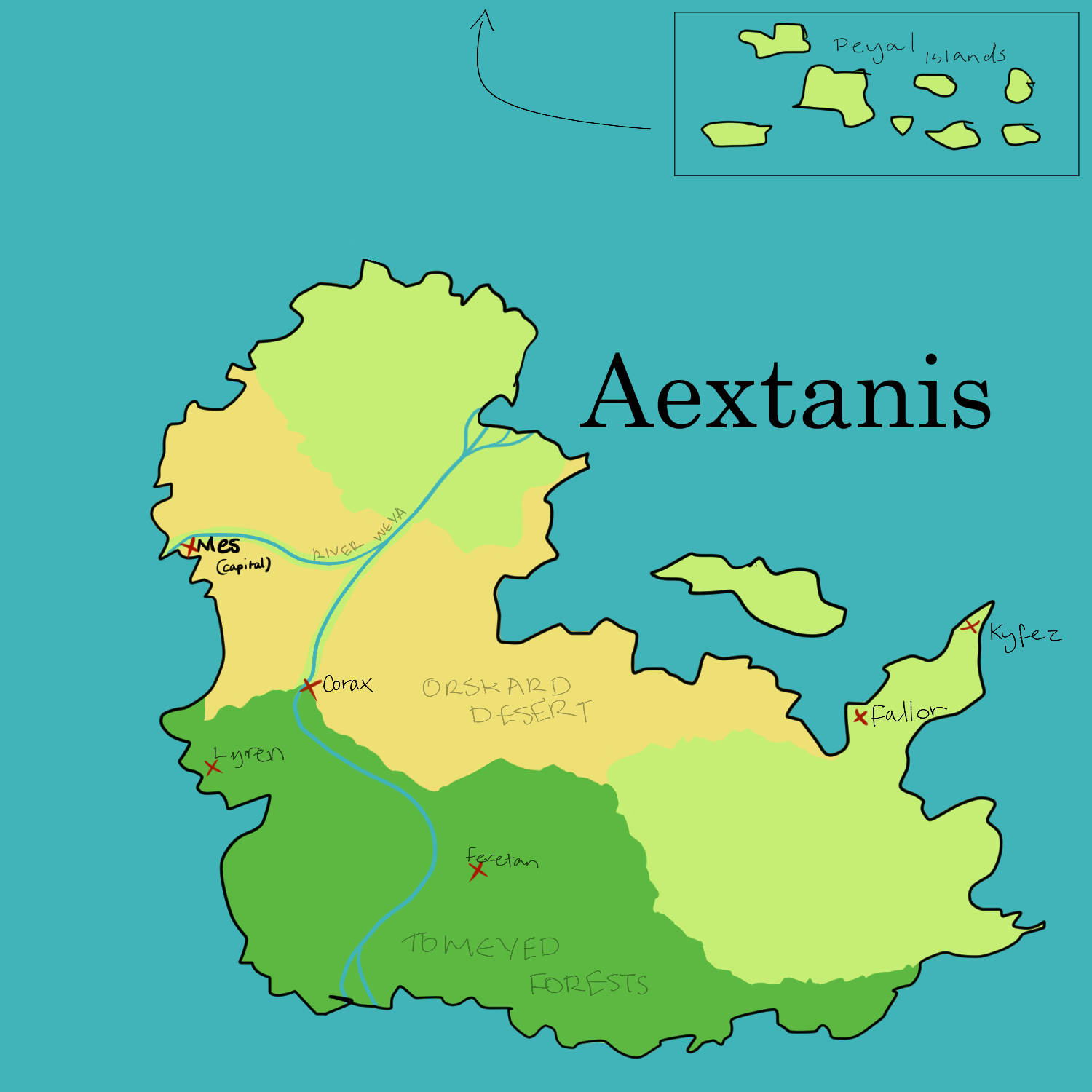 Map Of Aextanis