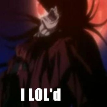 Alucard Laughs (Hellsing Ultimate Abridged) on Make a GIF