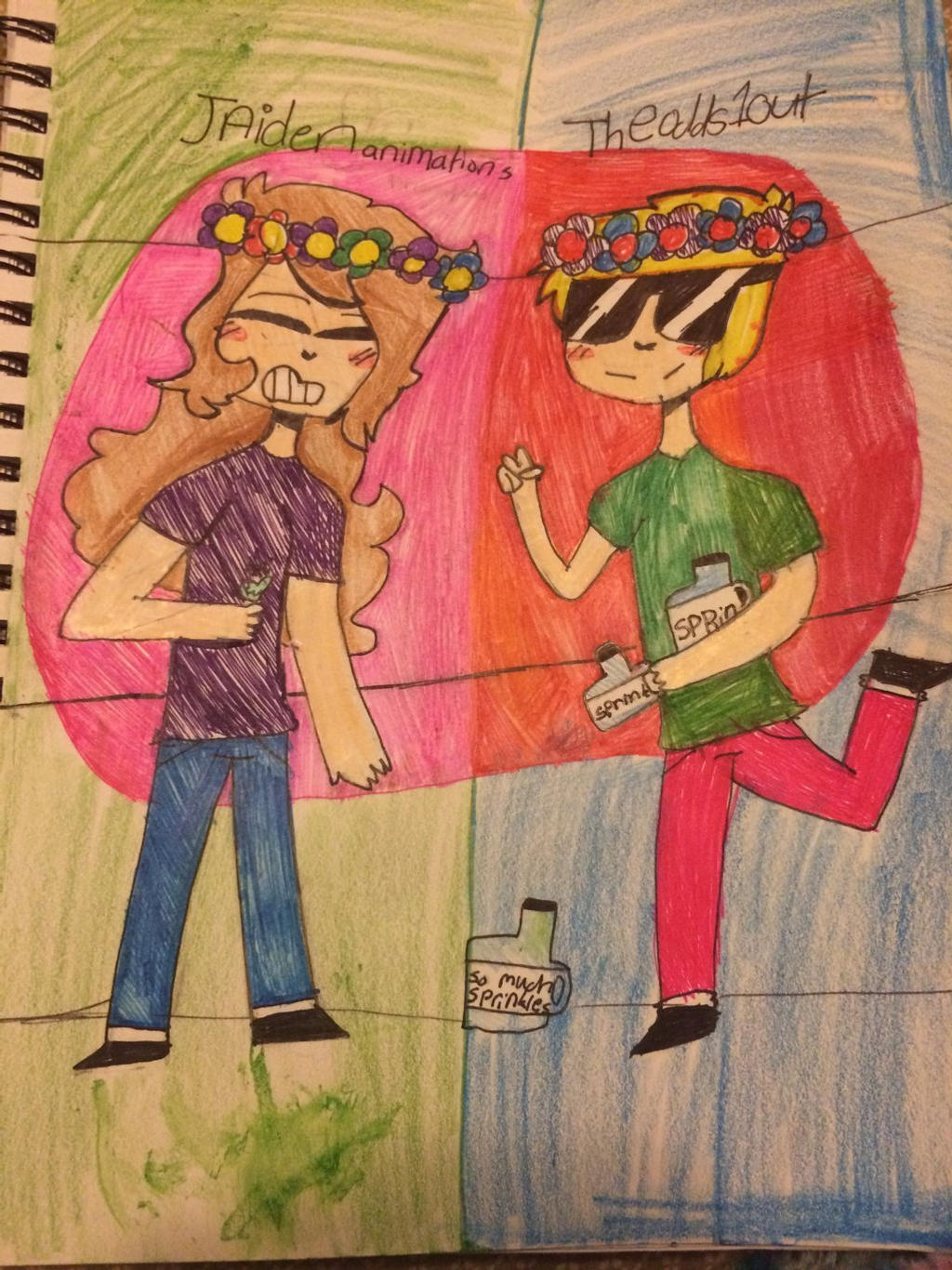 Jaiden Animations and TheOdd1sOut .Fanart. by Tacocat12321 on DeviantArt
