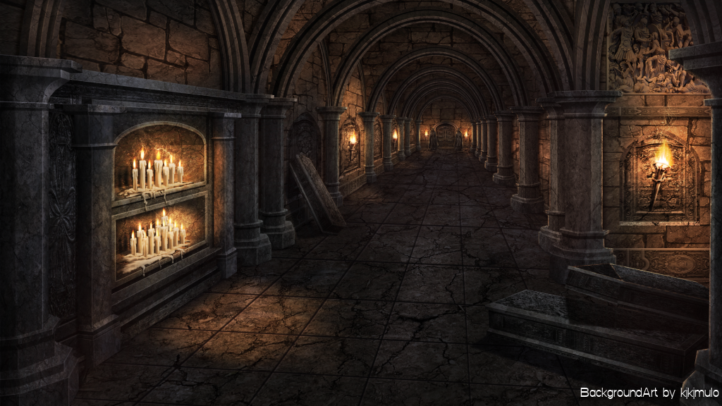 Crypt Visual Visual Novel Background- Castle Crypt by kjkjmulo on DeviantArt