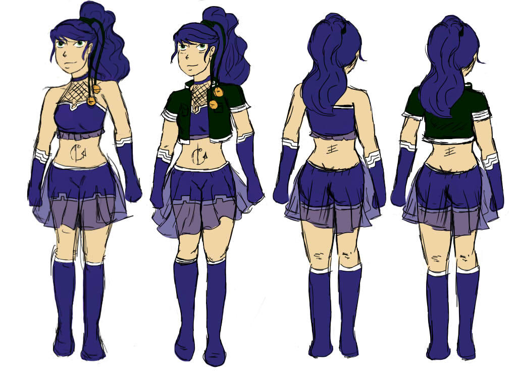 Red Character Sheet White By TinyFoxArt On DeviantArt