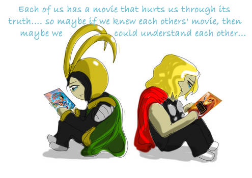 Thor and Loki movie night