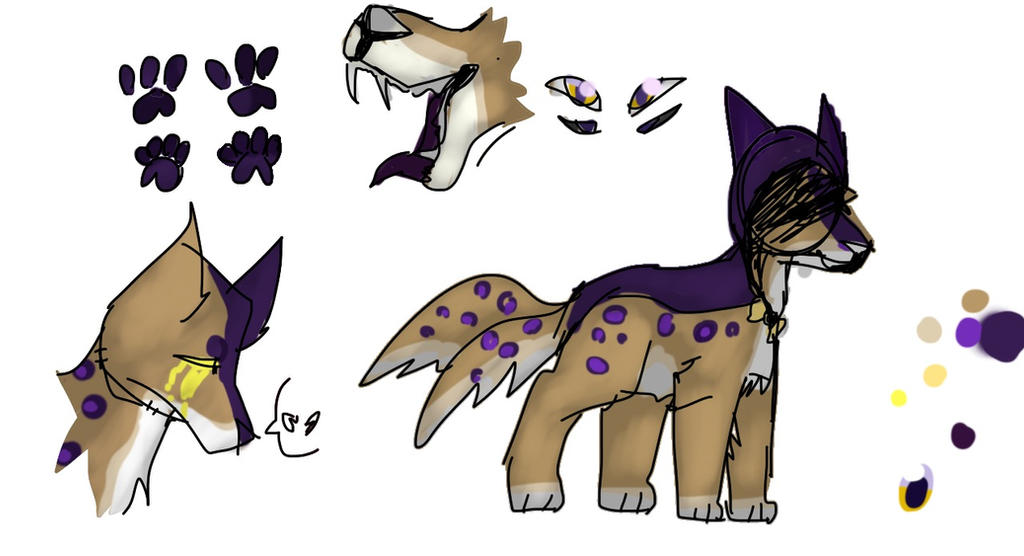 Pard Deviantart Leo Pard Ref ( re design) by cookieskat on DeviantArt