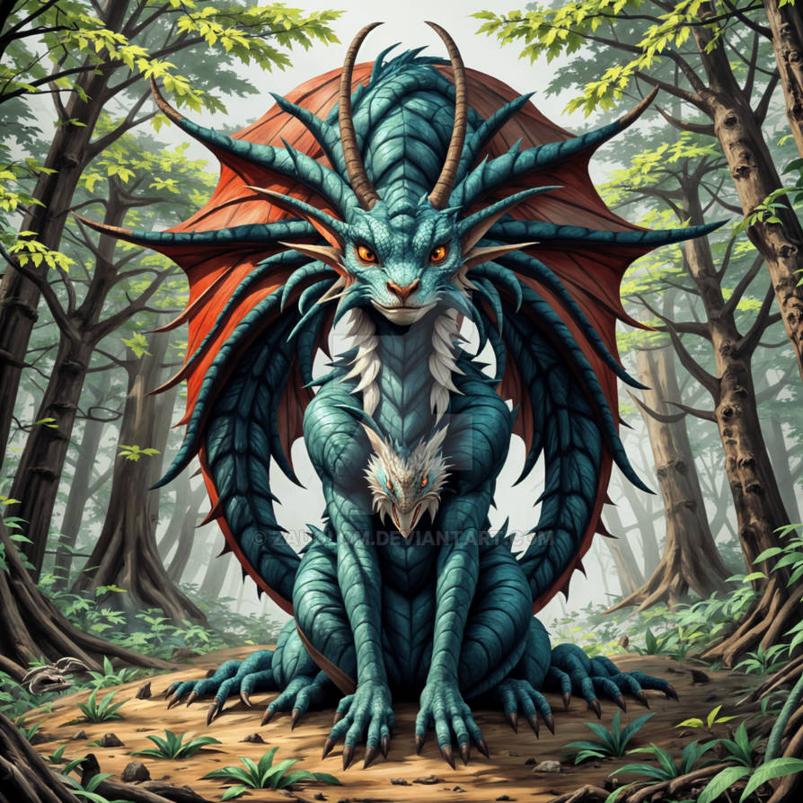 Forest Dragon Java Forest dragon #1 by Zauglom on DeviantArt