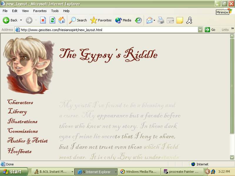 The Gypsy's Riddle layout by Levee on DeviantArt
