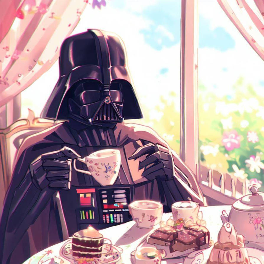 Star Wars tea party in Wonderland 1 by LadyKryptonat on DeviantArt